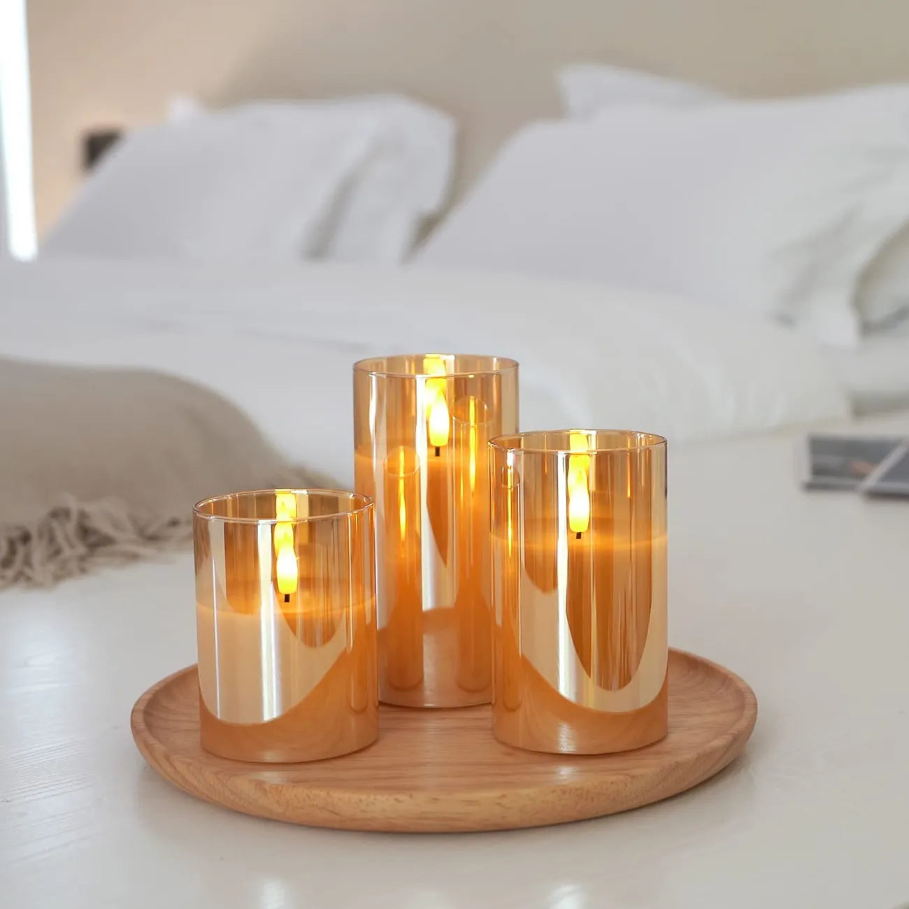 Kohzi Flameless Candles (Set Of 3)